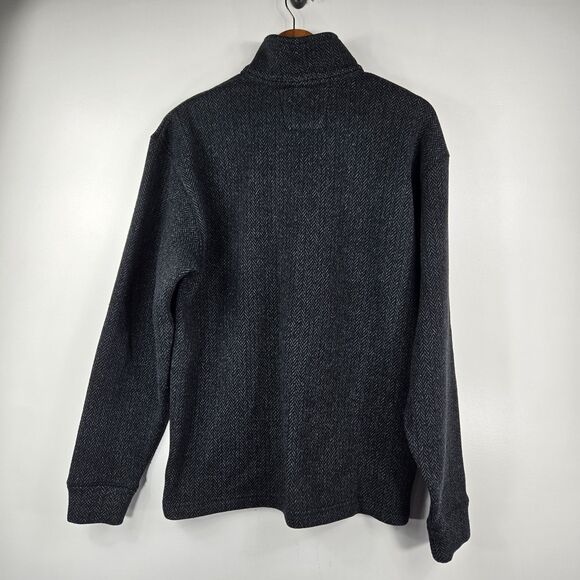 Bob Timberlake Men's Size Medium 1/4 Zip Pullover Herringbone Pattern Golf - Picture 4 of 4